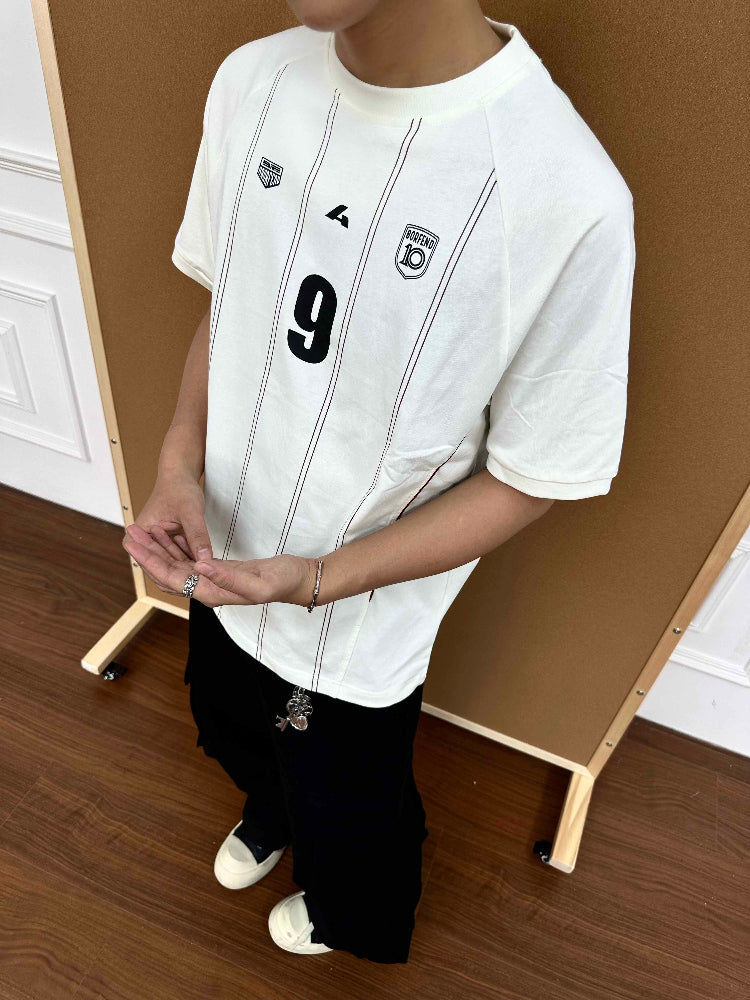 Men's Oversized Varsity Jersey Tee