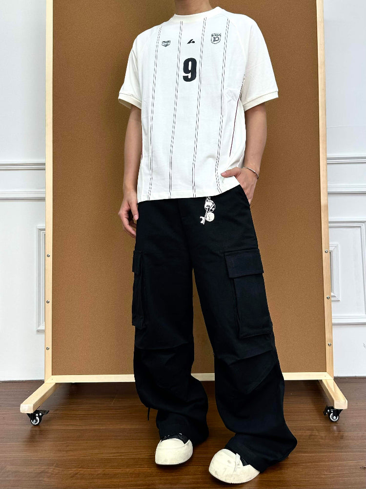 Men's Oversized Varsity Jersey Tee