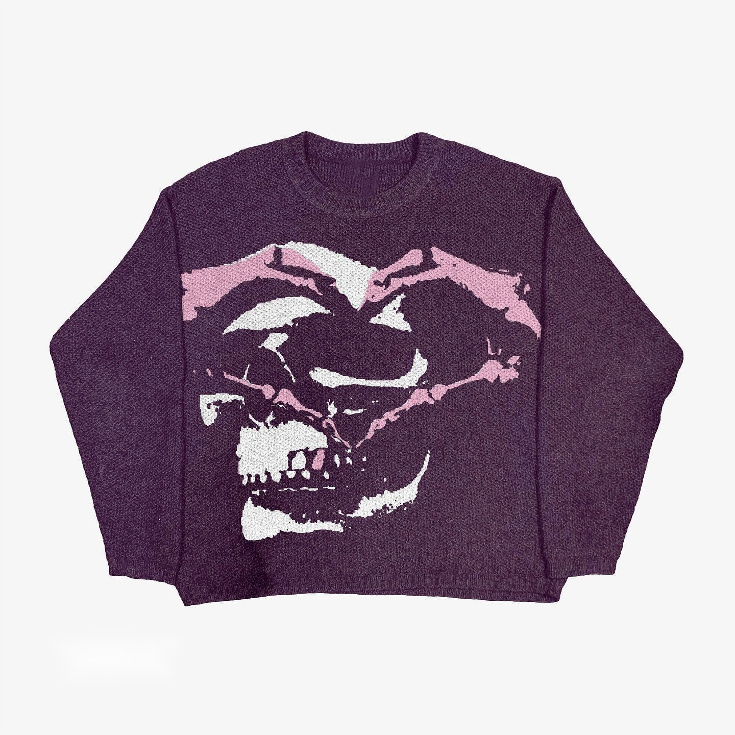 Shattered Skull | Urban Gothic Knit Sweater - Santo