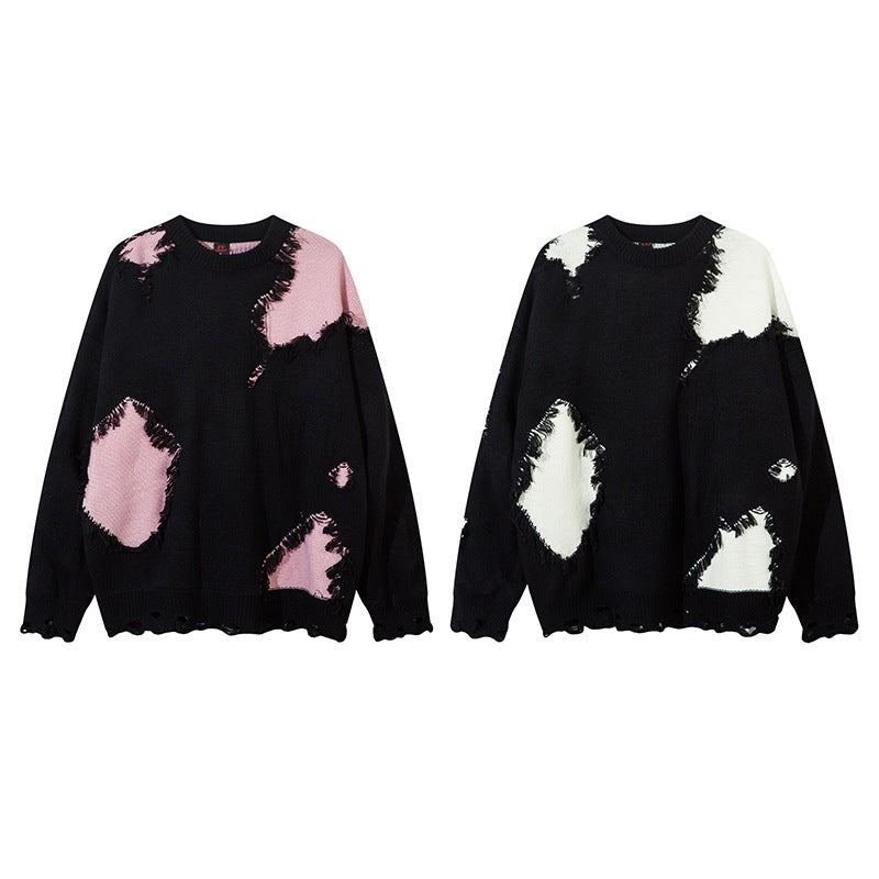 Raw Edge | Fringed Knit Sweater