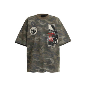 Collage | Camouflage T-Shirt - Santo