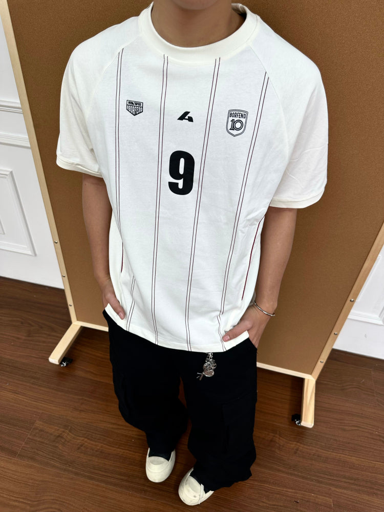 Men's Oversized Varsity Jersey Tee