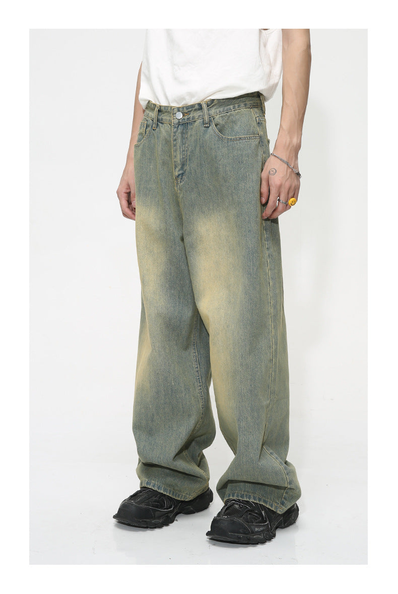 "Vintage Baggy Solid" Jeans - Santo