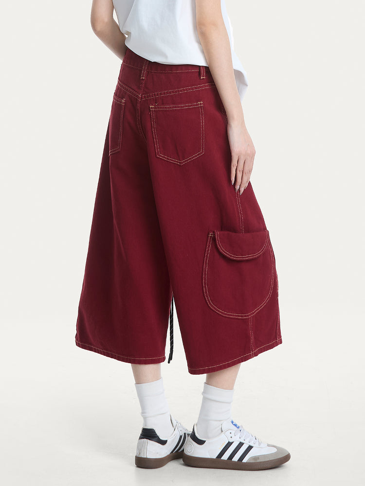 Men's Oversized Denim Shorts