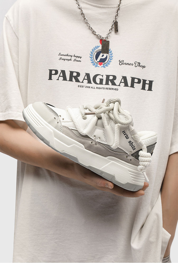Urban Lace | Chunky Casual Sneakers - Santo