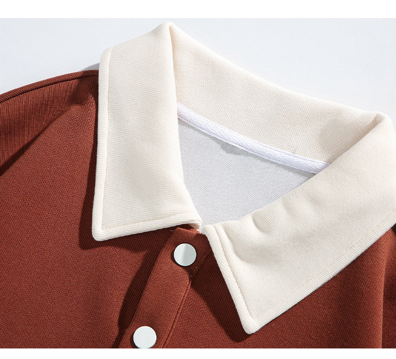 Classic Stripes | Timeless Polo Sweatshirt - Santo