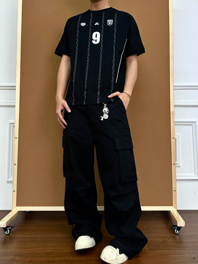 Men's Oversized Varsity Jersey Tee