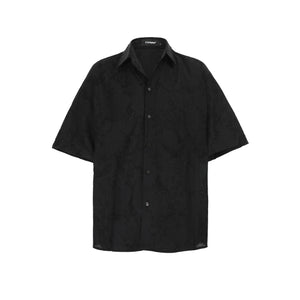 Crinkled Texture | Oversized T-Shirt - Santo