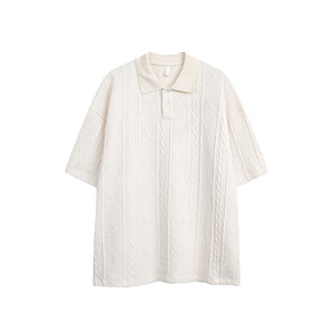 Cable Knit | Basic T-Shirt - Santo