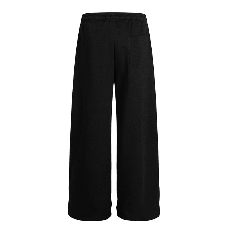 Goth Letter Rhinestone | Drawstring Sweatpants