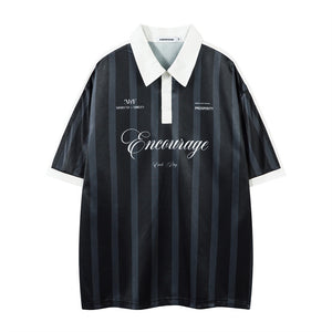 Retro Striped | Oversized Jersey - Santo