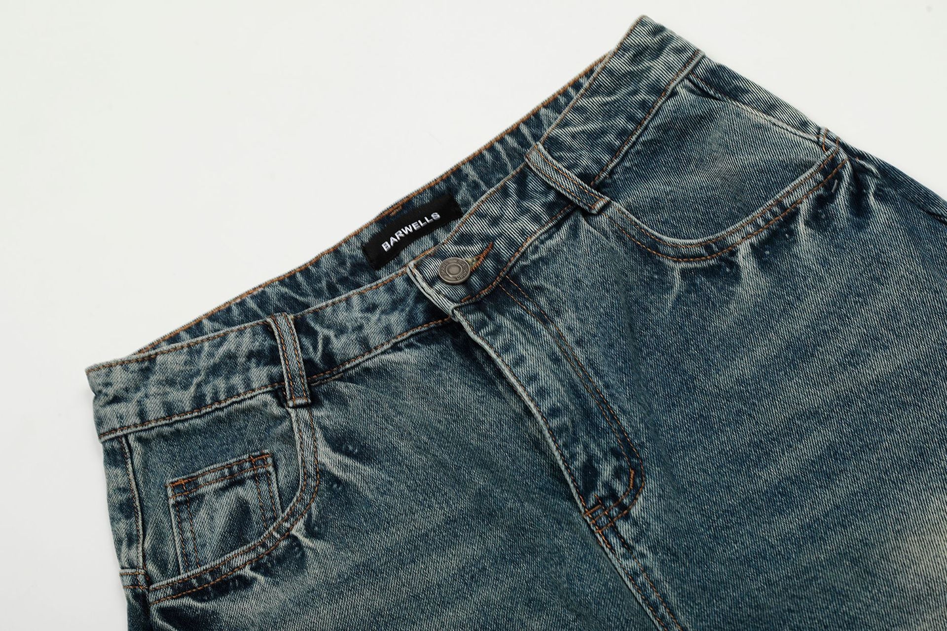 Blue Washed | Denim Shorts