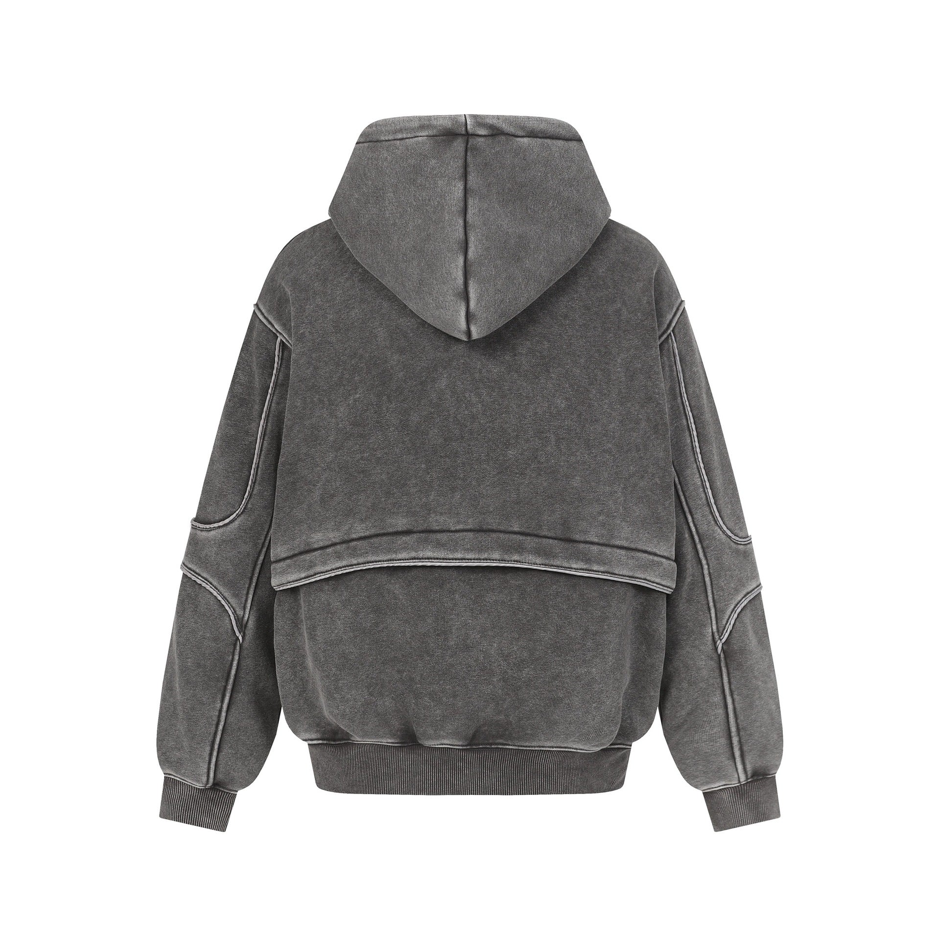 Retro Deconstructed | Patchwork Washed Hoodie