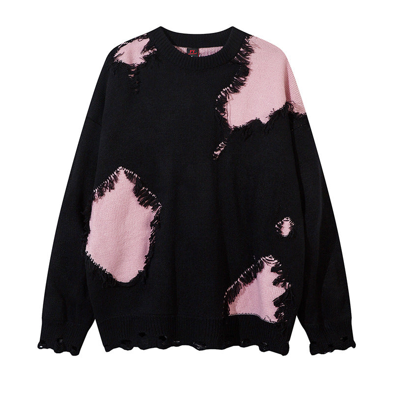 Raw Edge | Fringed Knit Sweater