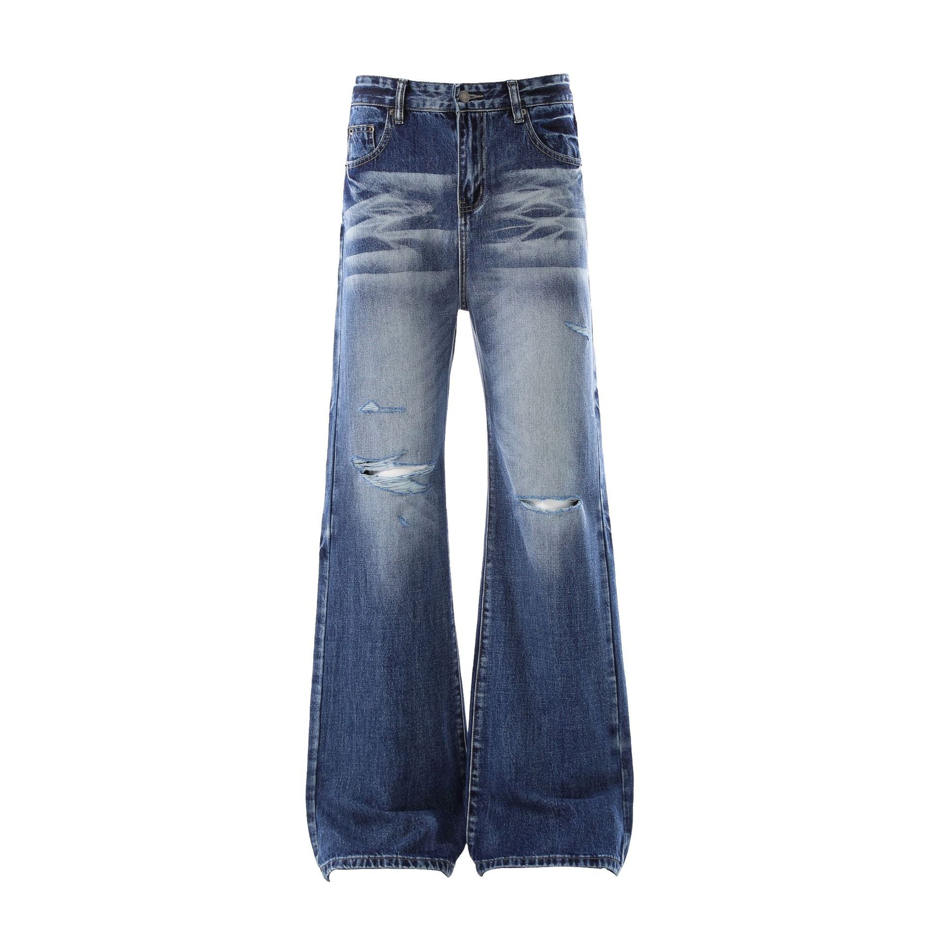 Denim Ripped | Washed flares Jeans