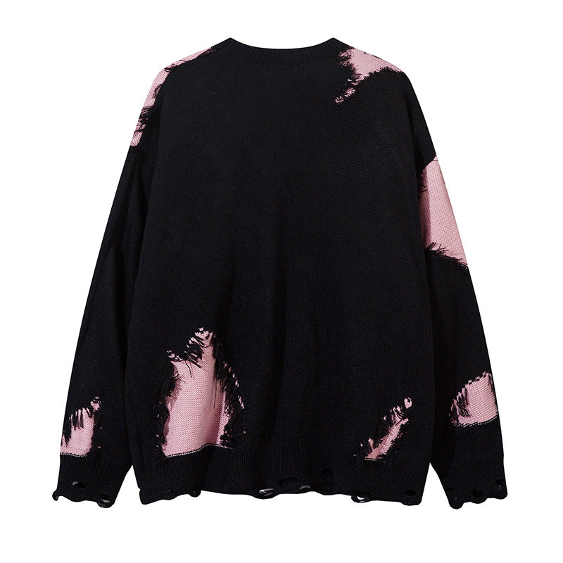 Raw Edge | Fringed Knit Sweater