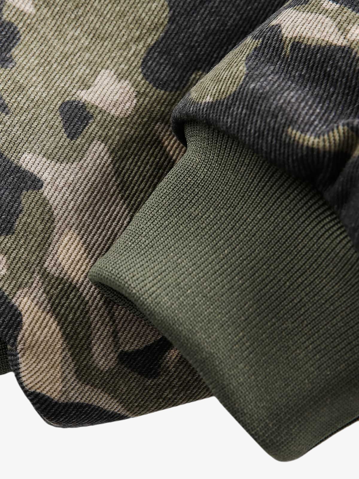 Camouflage Fur | Hooded Jacket - Santo