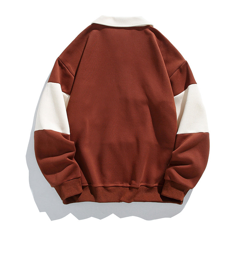 Classic Stripes | Timeless Polo Sweatshirt - Santo