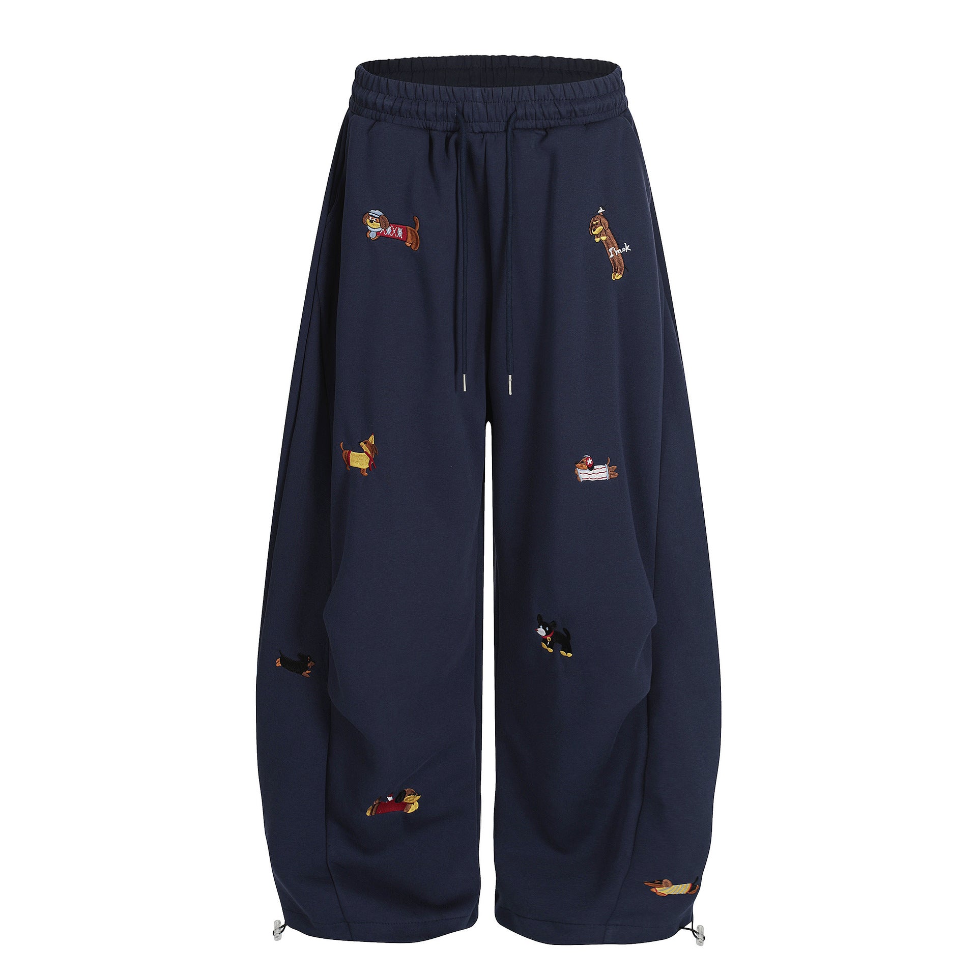 Embroidery | Dog Baggy Barrel Sweatpants
