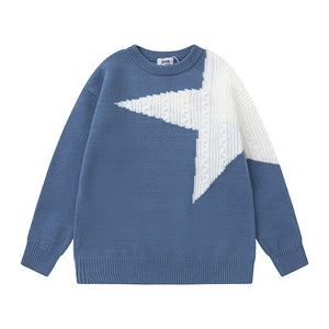 Street Starburst | High Street Patchwork Oversized Jumper - Santo