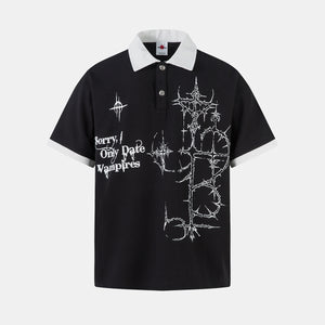 Vampire Graphic | Gothic T-Shirt - Santo