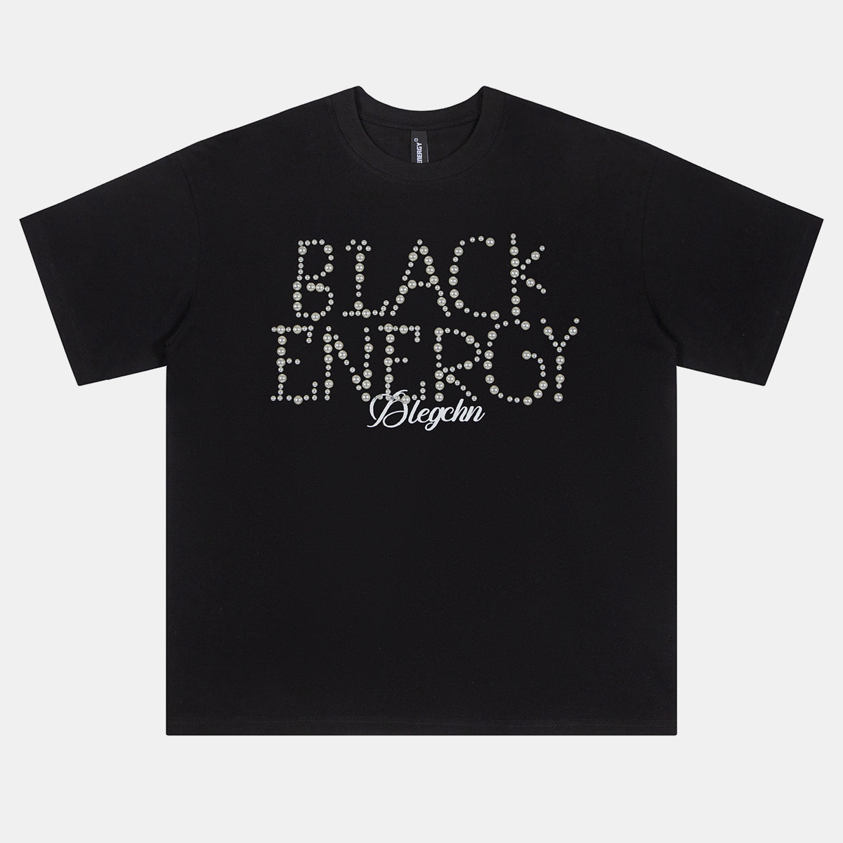 Men's Pearl Studded Cotton T-Shirt