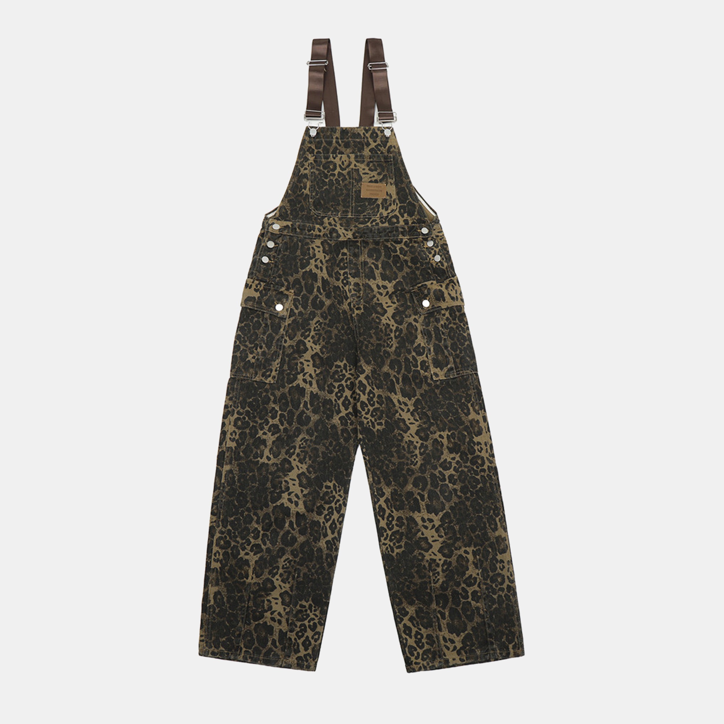 "Leopard Overalls" Jeans - Santo 