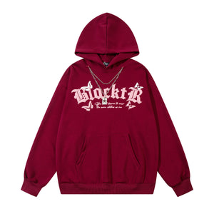 Gothic Butterfly Print | Oversized Hoodie - Santo