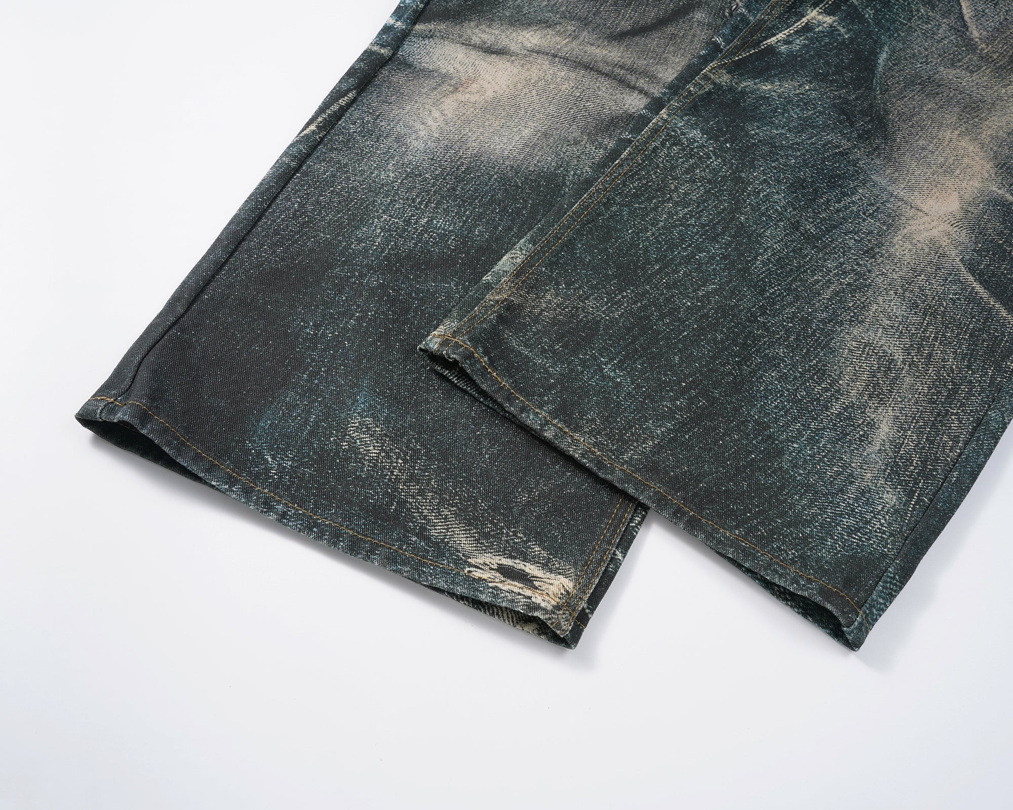 Pastel Chain Print | Denim Jeans - Santo