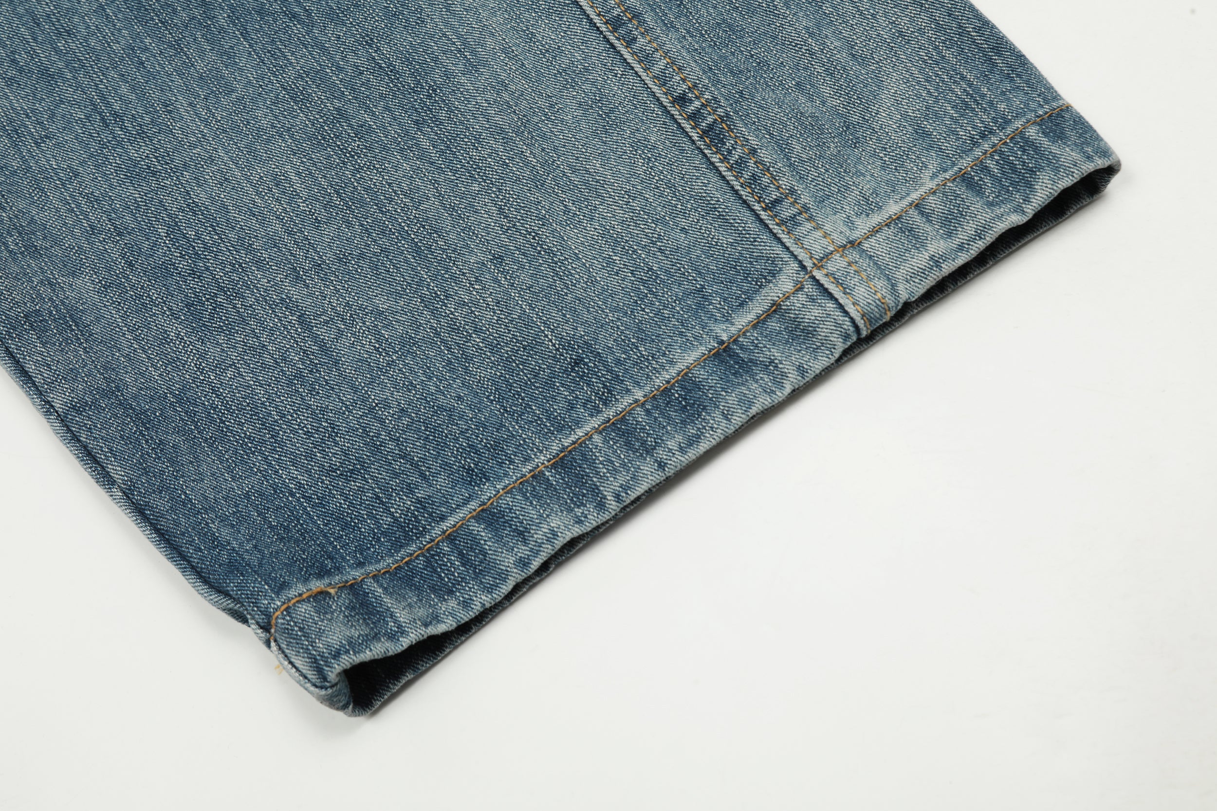 Washed Wide Leg | Vintage Denim Jeans - Santo