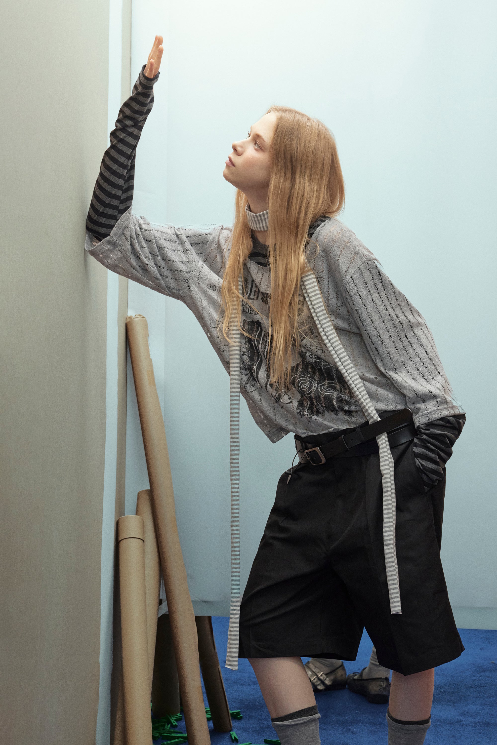 Vintage Punk Graphic | Patchwork Sweatshirt - Santo