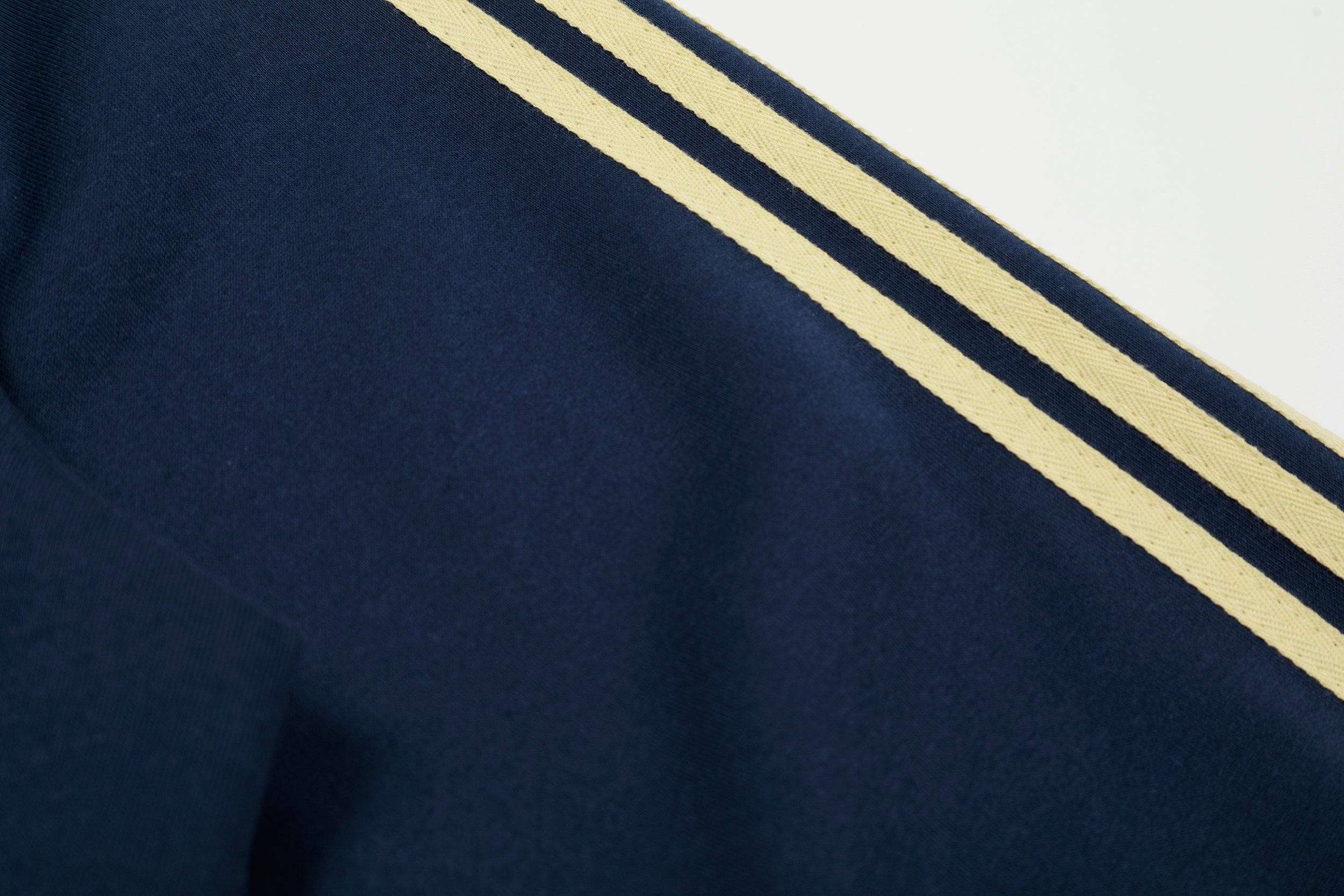 Retro Stripes | Varsity Zip Up Hoodie - Santo