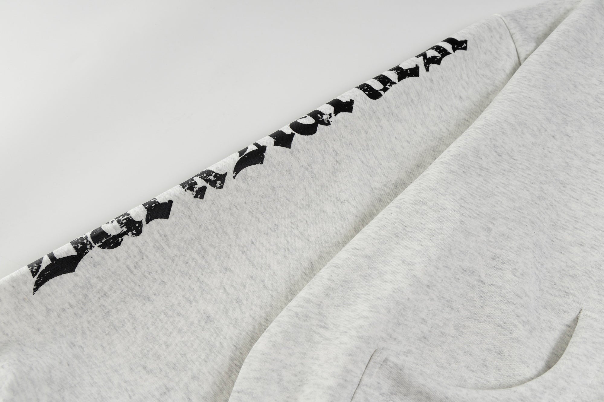 Gothic Cross Print | Zip Up Hoodie - Santo