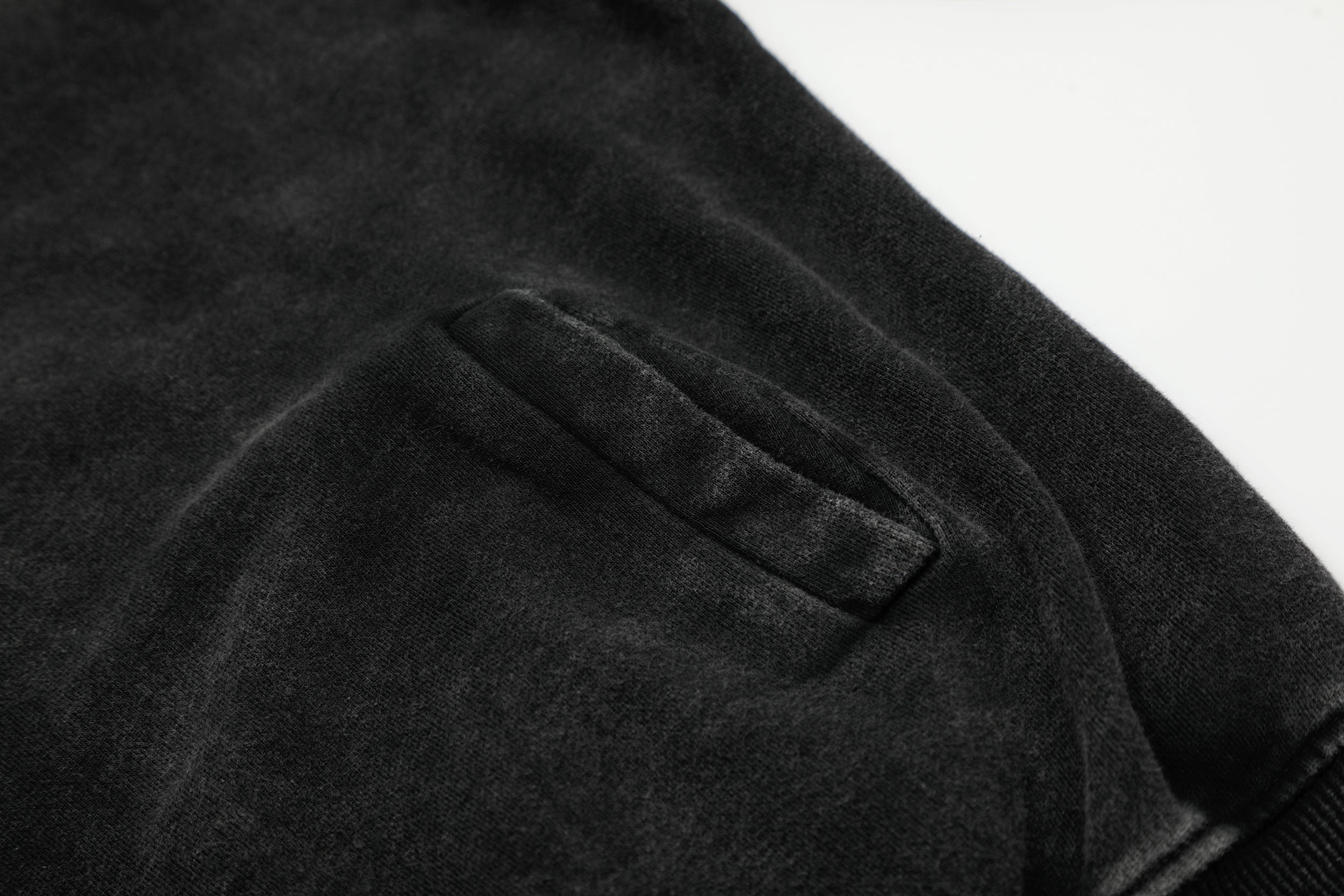 Asymmetry | Washed Zip Up Hoodie