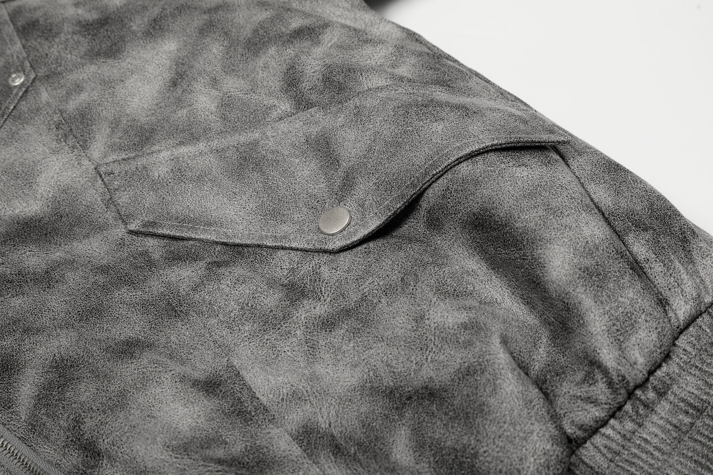 Distressed Washed | Hooded Oversized Jacket