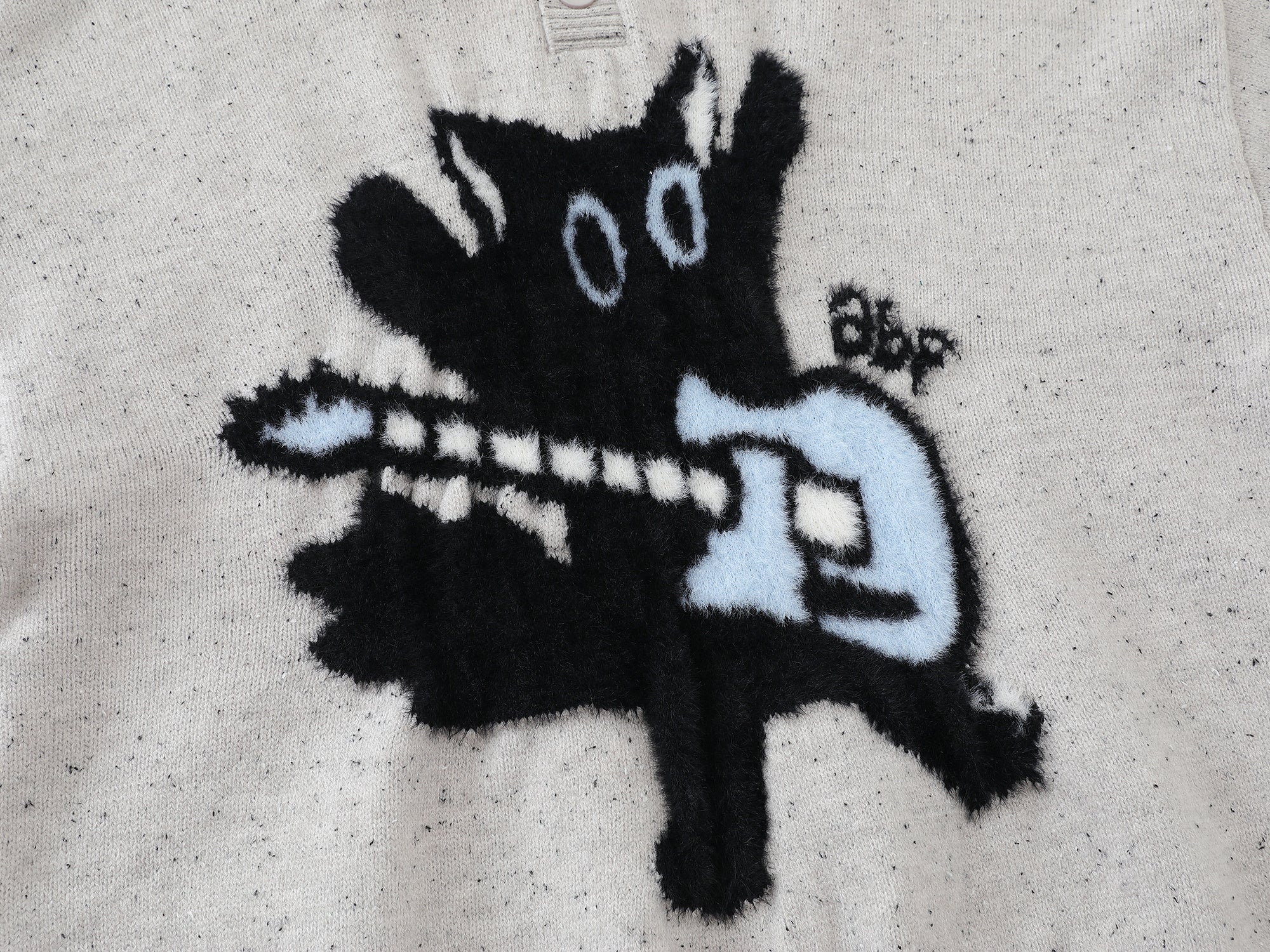 Crâne brisé | Pull en tricot gothique urbain