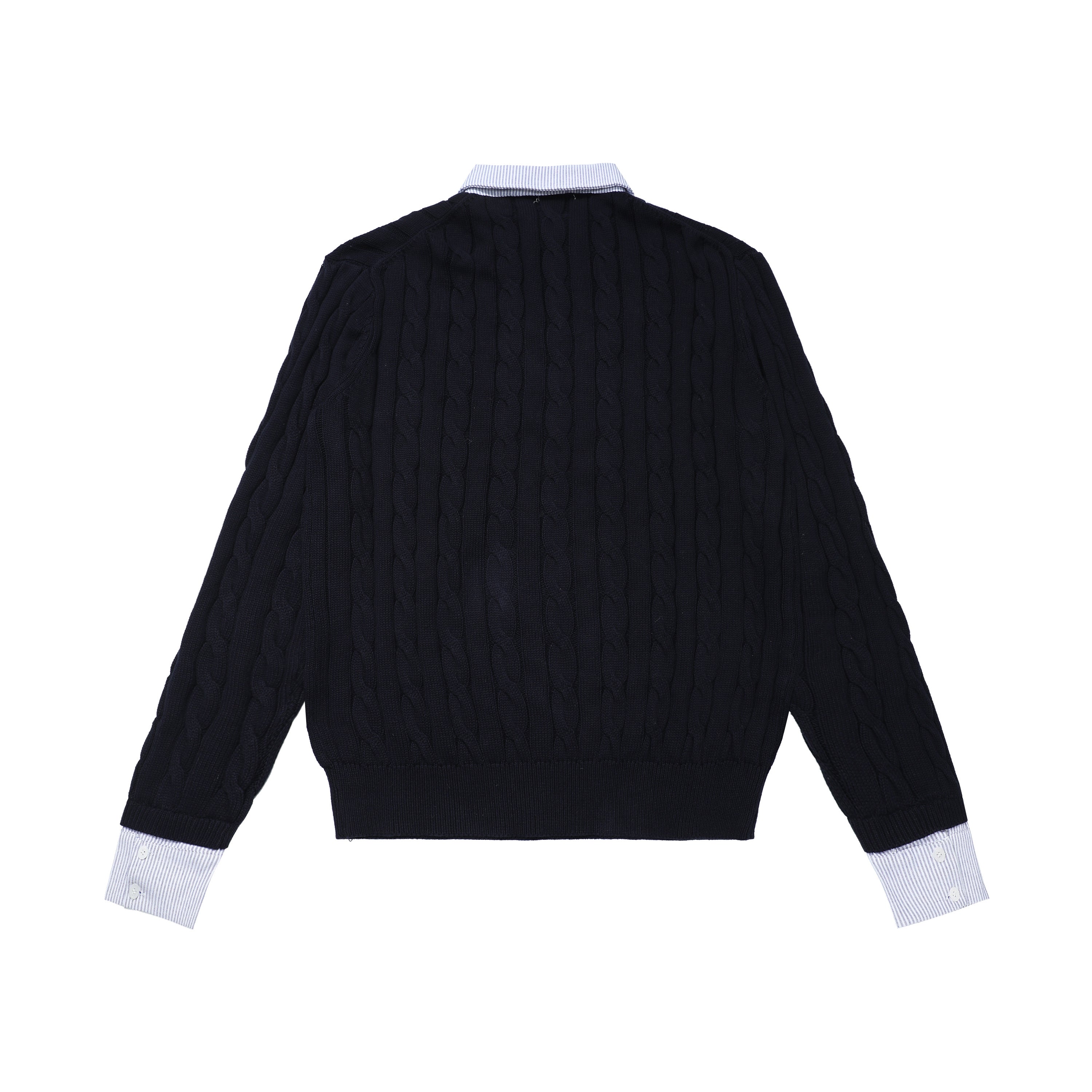 Fuzzy Pup | Dog Sweater with Colorful Knit Scarf