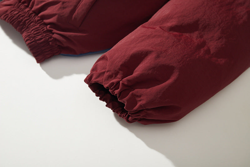 Color Blocking | Contrast Hooded Coat