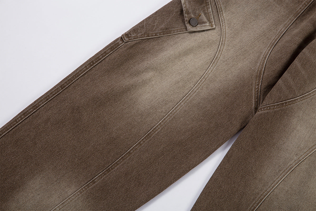 Vintage Washed Workwear | Barrel Jeans - Santo