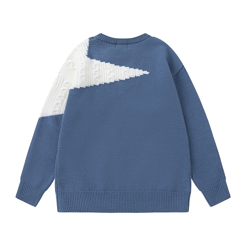 Street Starburst | High Street Patchwork Oversized Jumper - Santo