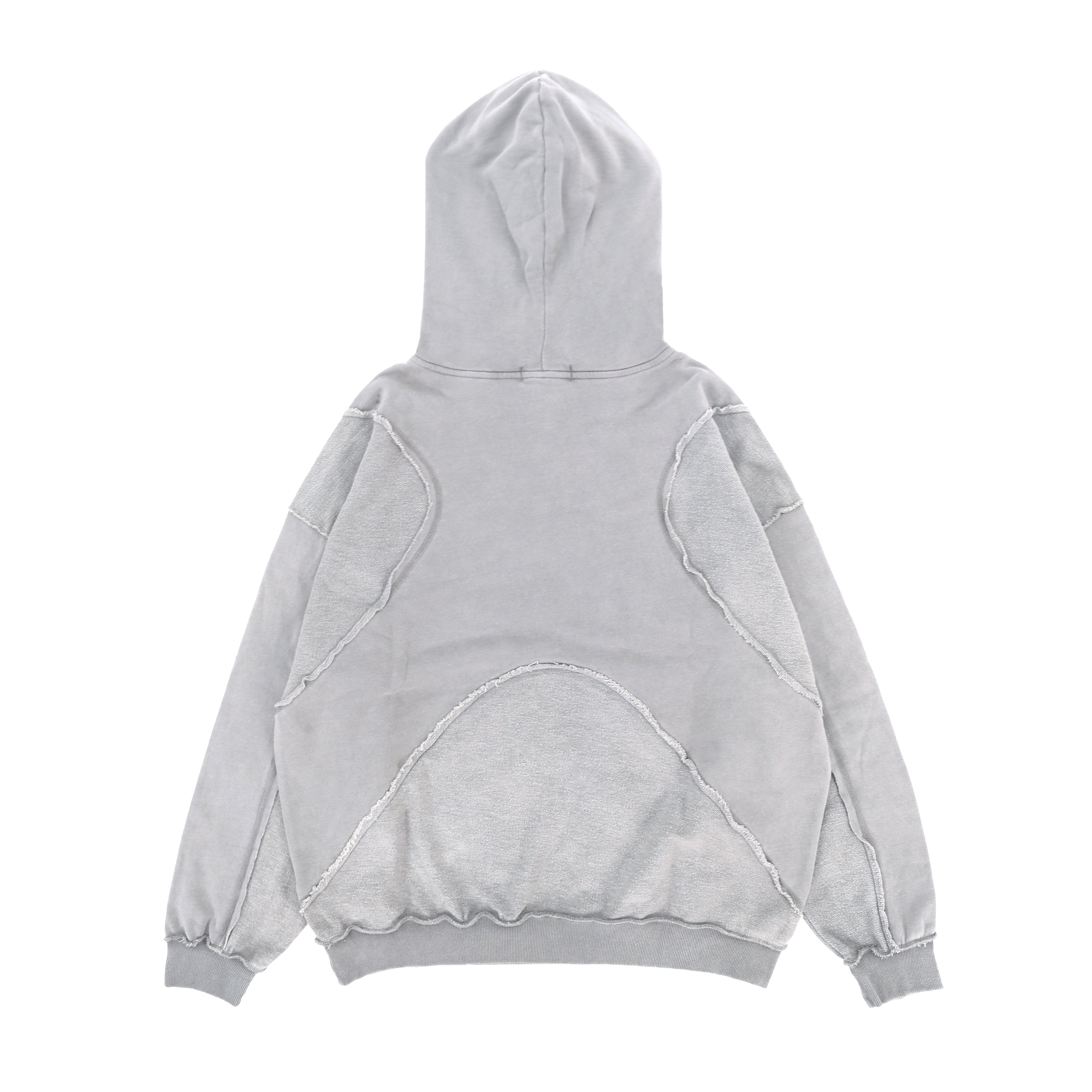 Washed Hoodie | Panelled Streetwear Pullover