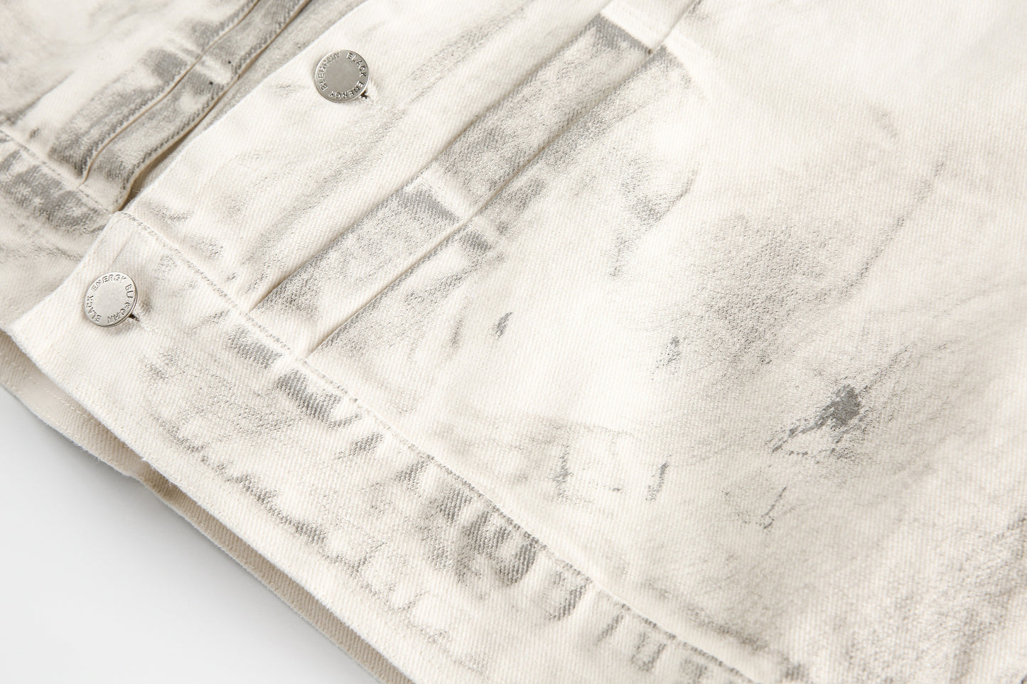 Distressed Washed Graphic | Street Jacket - Santo