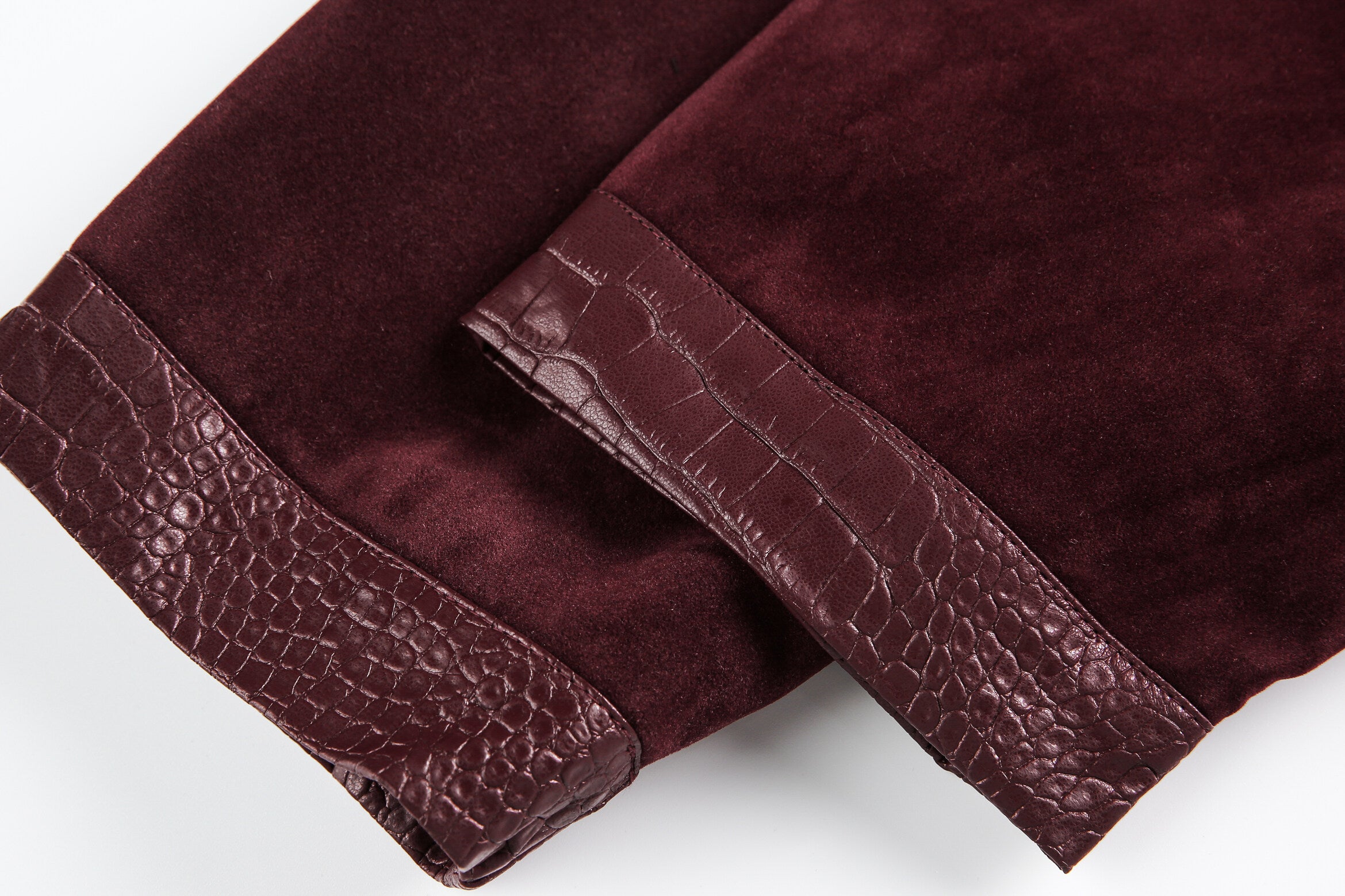 Studded Suede Croc | Motorcycle Jacket - Santo