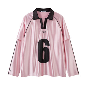 Number 6 | Long Sleeve T-Shirt - Santo