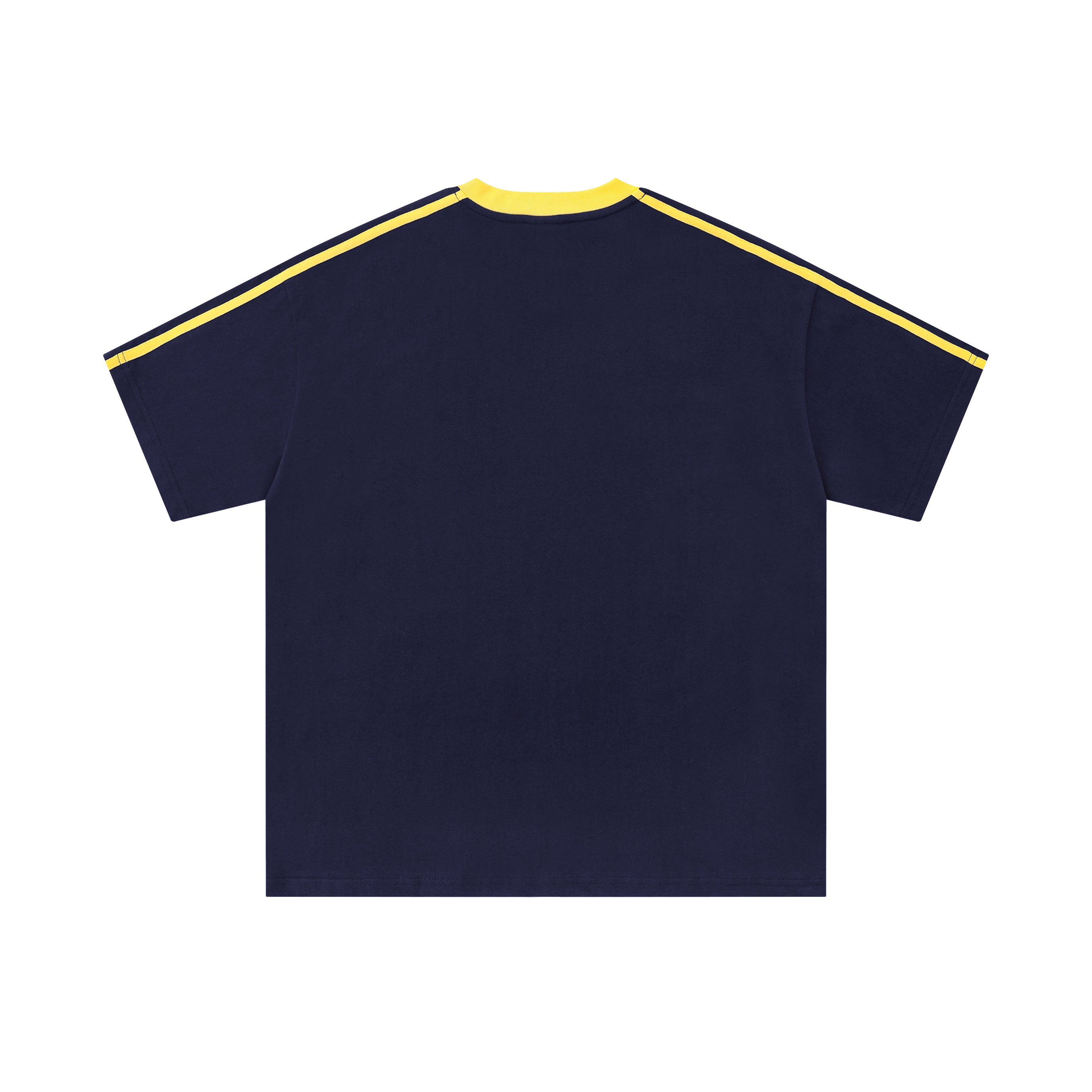 Club Stripe | Retro Football Crest Tee