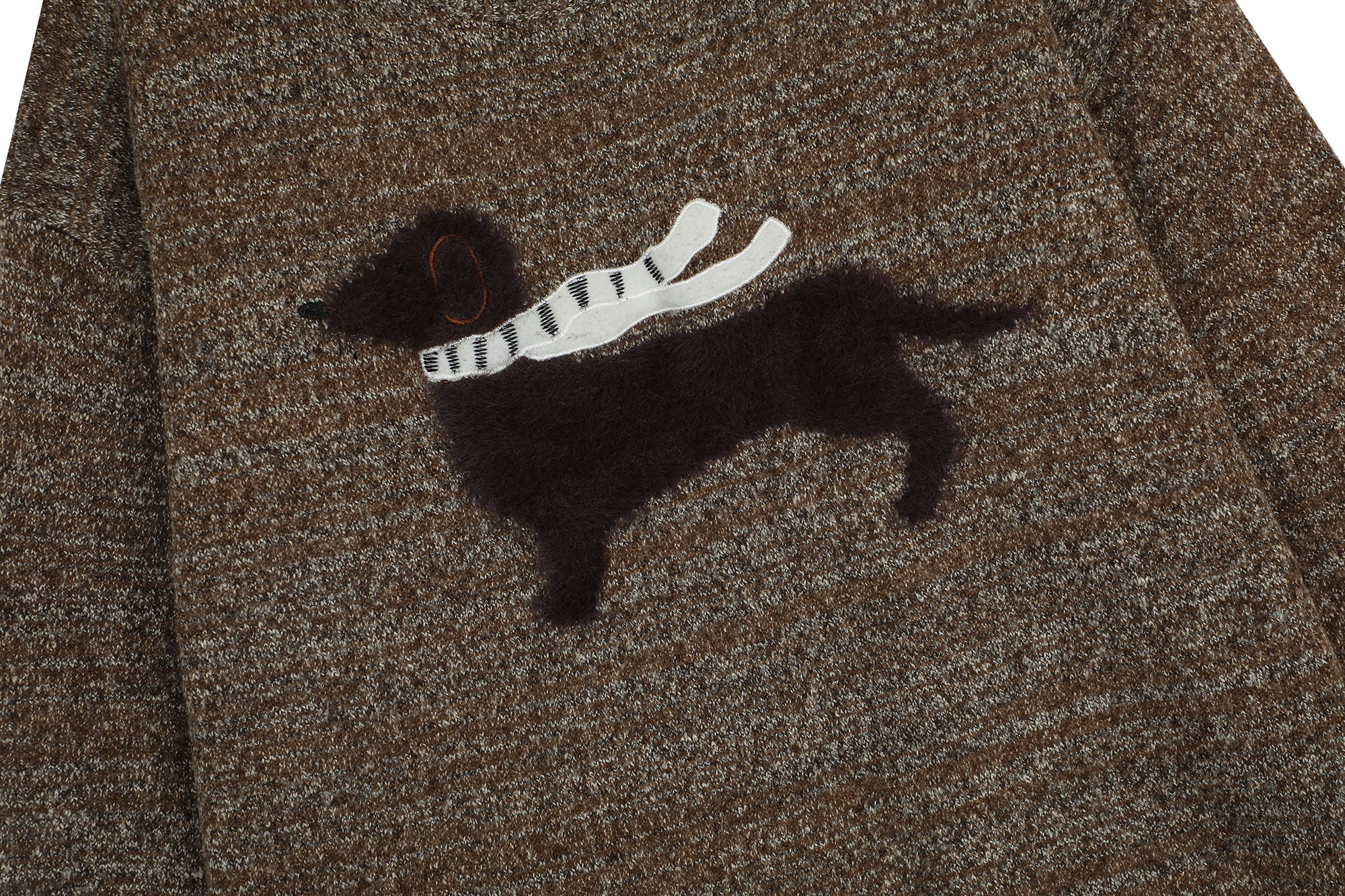 Furry Charm | Knitted Cardigan with Cat Motif