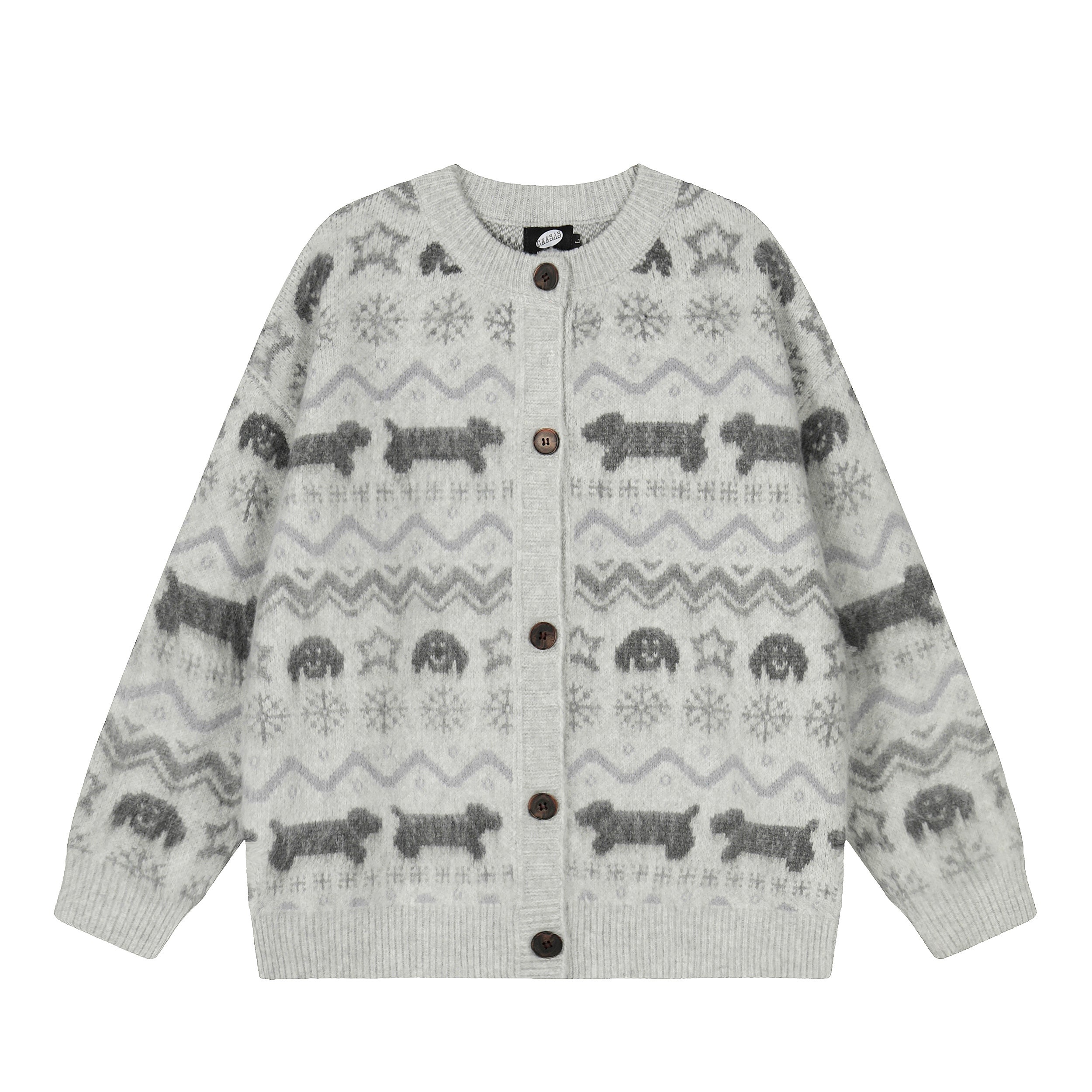 Puppy Fair | Button-Up Cardigan Sweater