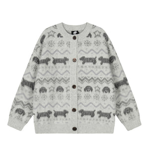 Puppy Fair | Button-Up Cardigan Sweater