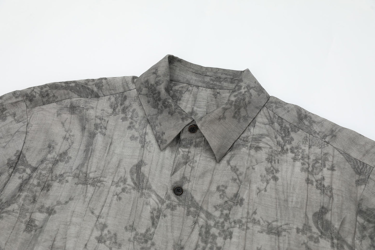 Crinkled Texture | Oversized T-Shirt - Santo