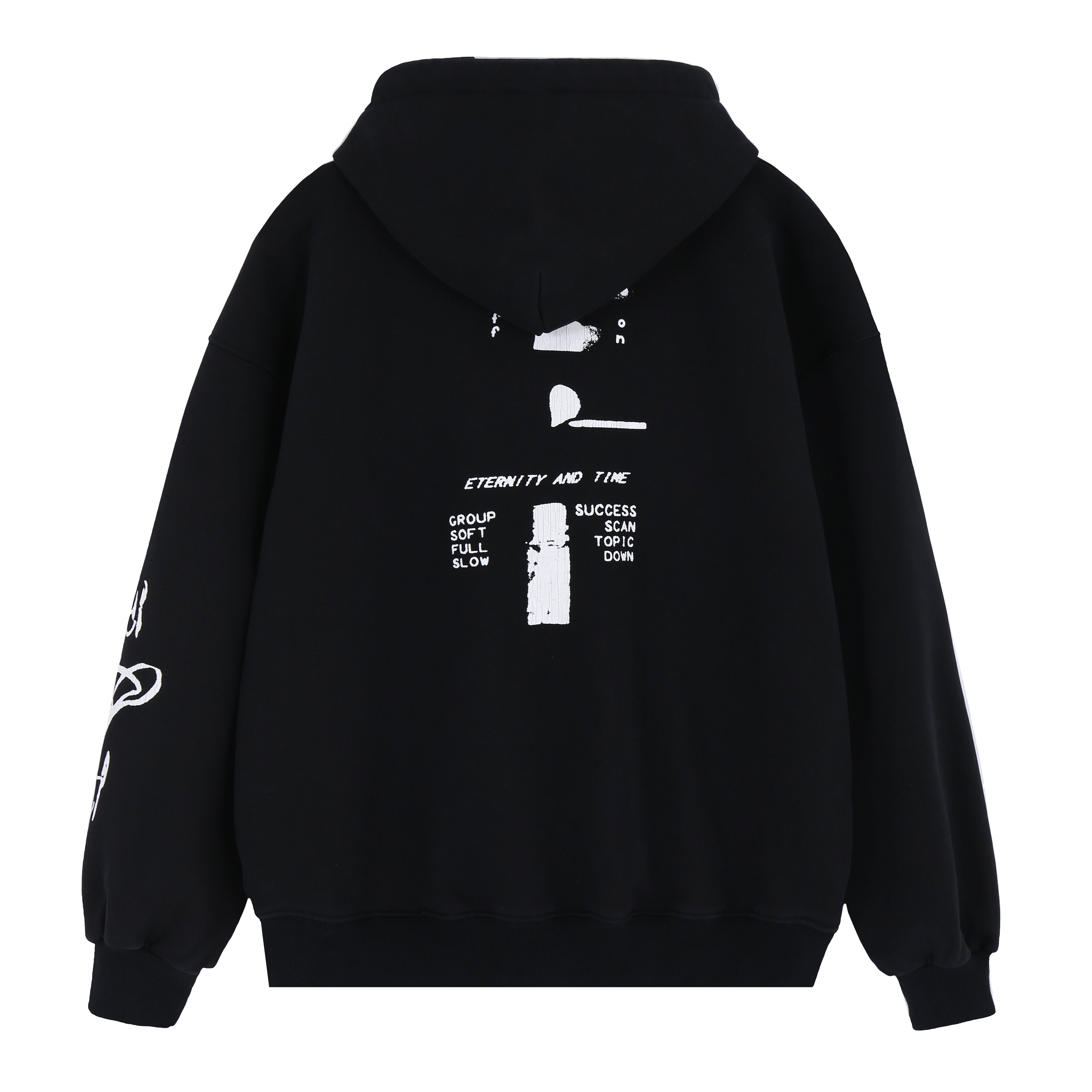 Abstract Look | Artistic Print Hoodie - Santo